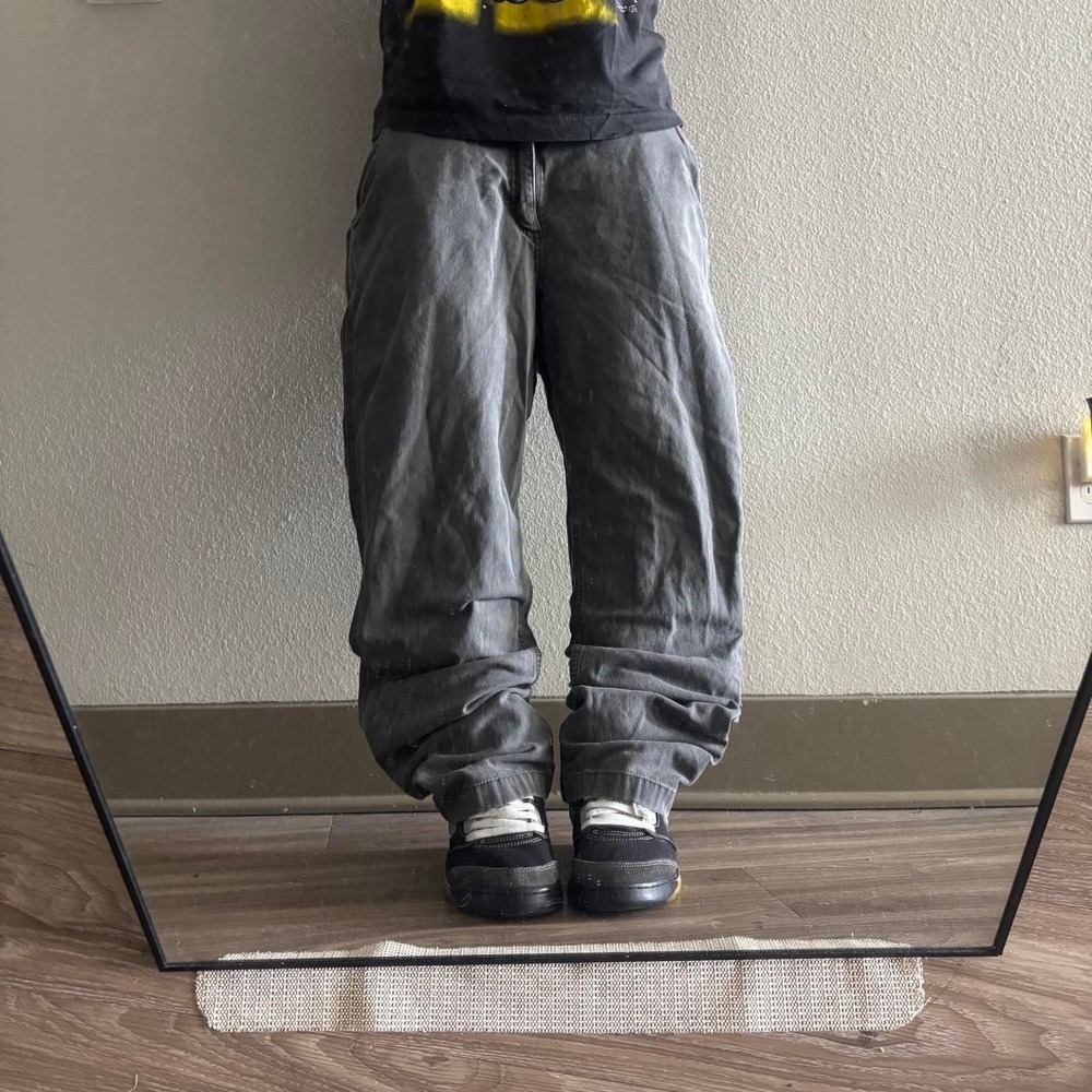 Vintage Y2K/2000s Grey Carhartt Workwear Skater Carpenter Pants! 35x31